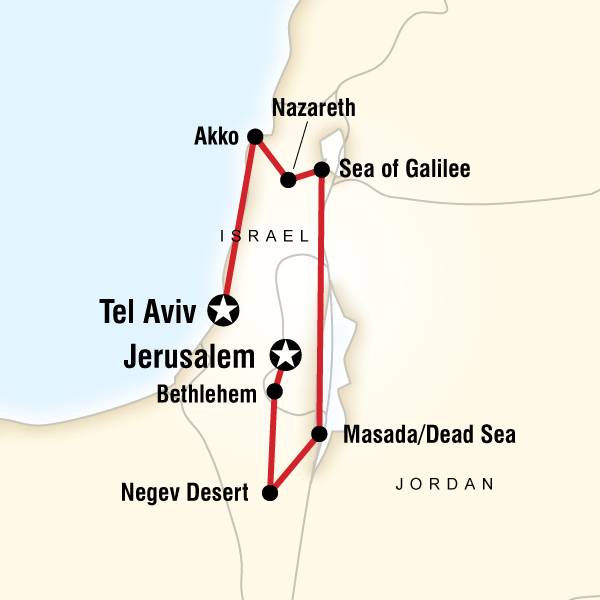 8 Day Tel Aviv to Jerusalem Classic Tour