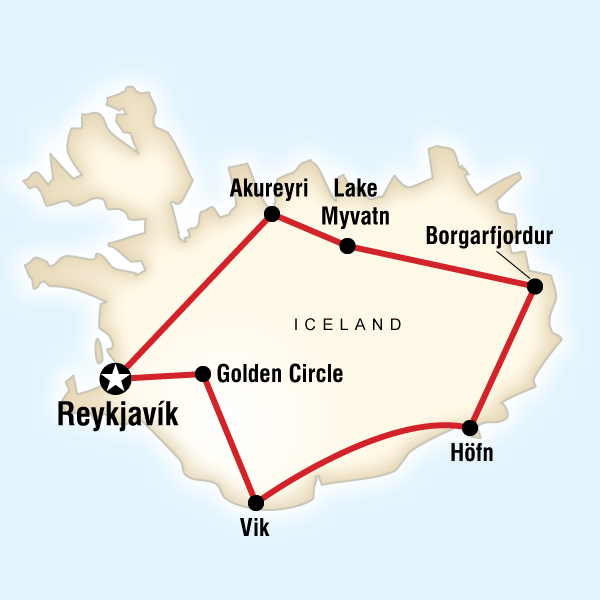 7 Day Express Tour of Iceland